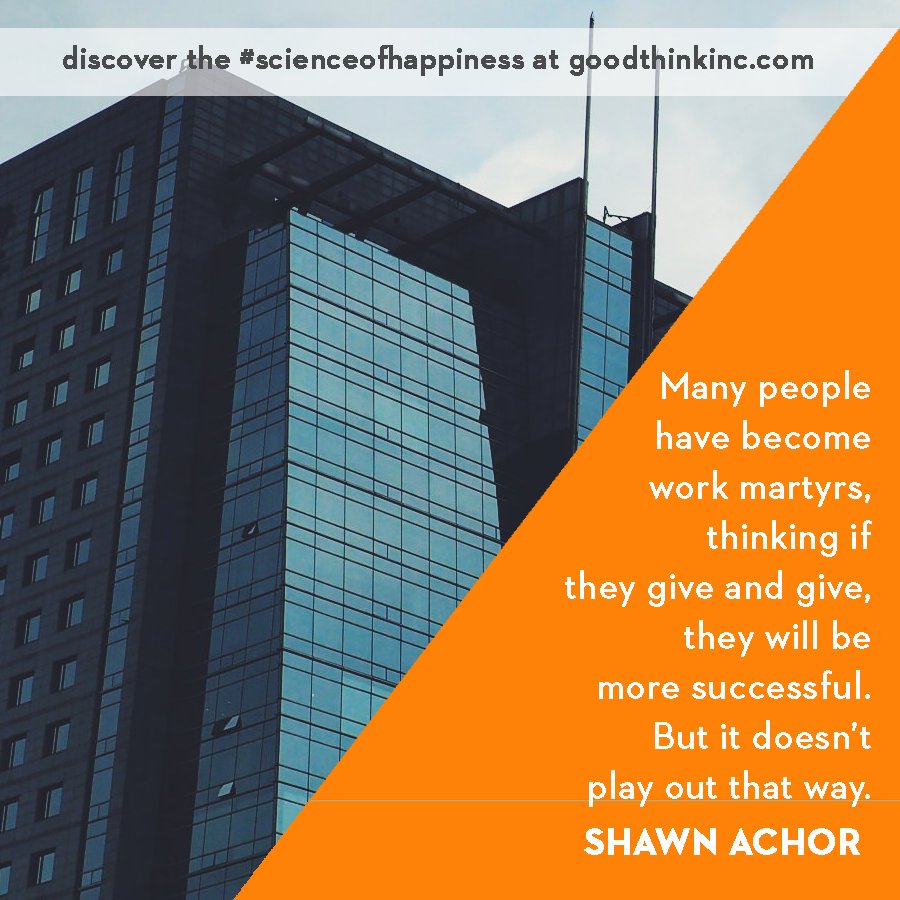 Don't NOT take vacation because you think it will help you in the long run. #HappinessQuote