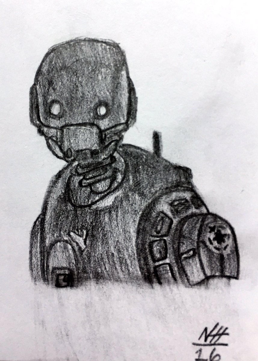 Nigel_Howse's tweet photo. Went to see #StarWars #RogueOne the other night, and absolutely loved it! So many great characters, including #K2SO voiced by @alantudyk https://t.co/2x1qxOhdjF