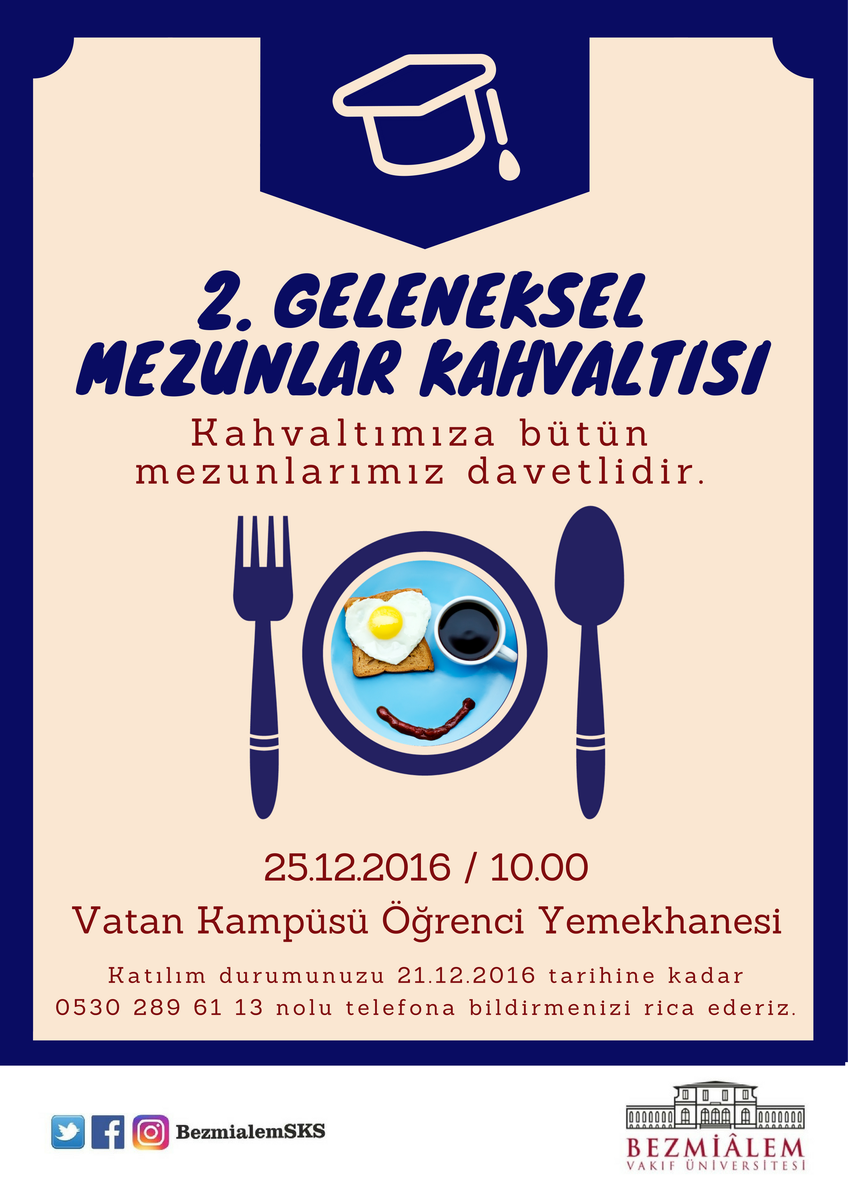 Bütün mezunlarımızı anılarımızı paylaşmaya, tekrar bir araya gelmenin heyecanını yaşamaya davet ediyoruz.