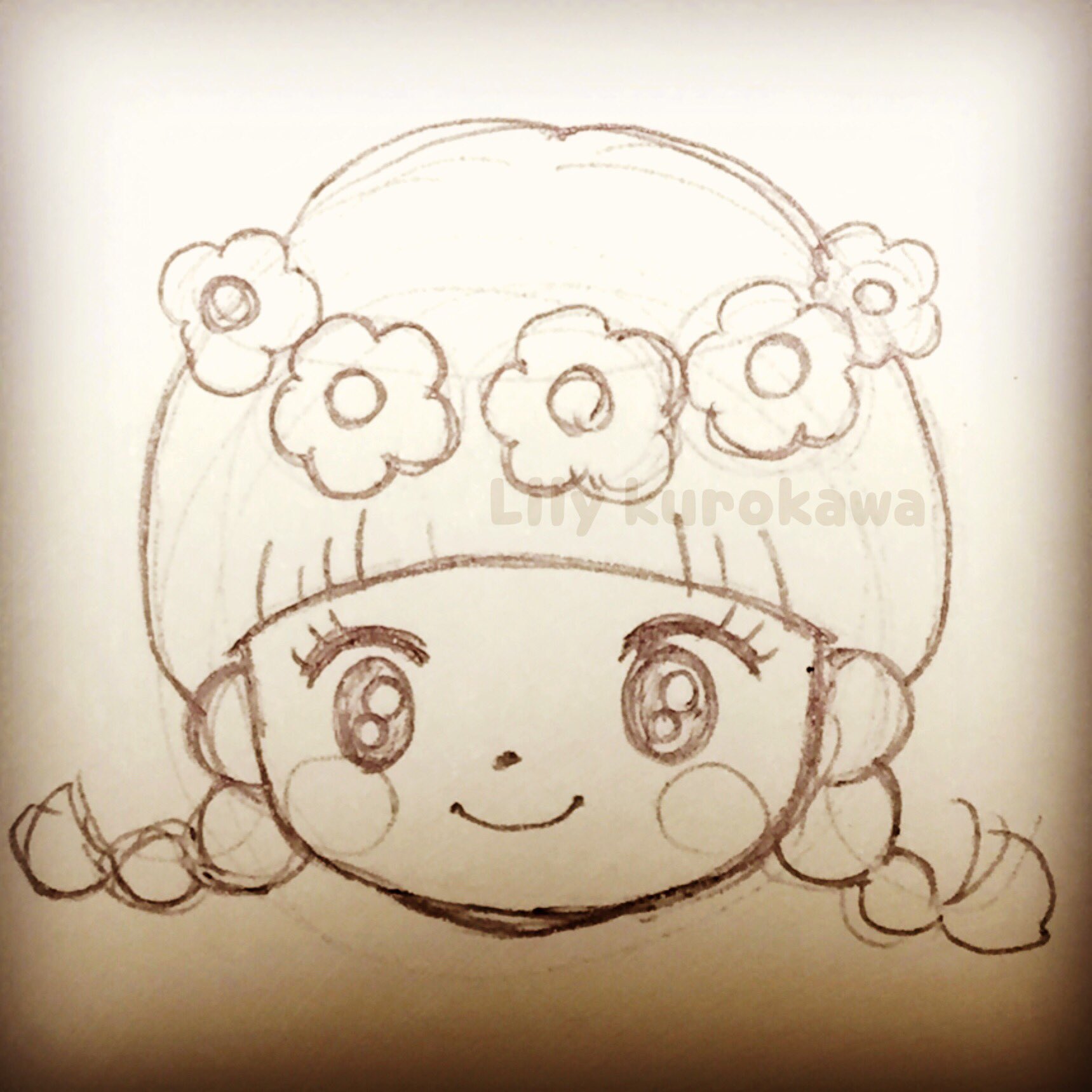 黒川リリー イラストレーター パズル誌 児童書 女性誌 もうクリスマスまで1週間ないのねー 黒川リリー Kawaii 昭和レトロ レトロポップ ファンシー イラスト イラストレーター Artwork Art Illustration Illustrator かわいい T Co