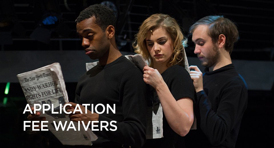 If you're applying to RADA this year, don't forget application fee waivers are available for eligible students ow.ly/cXOC307fG2E