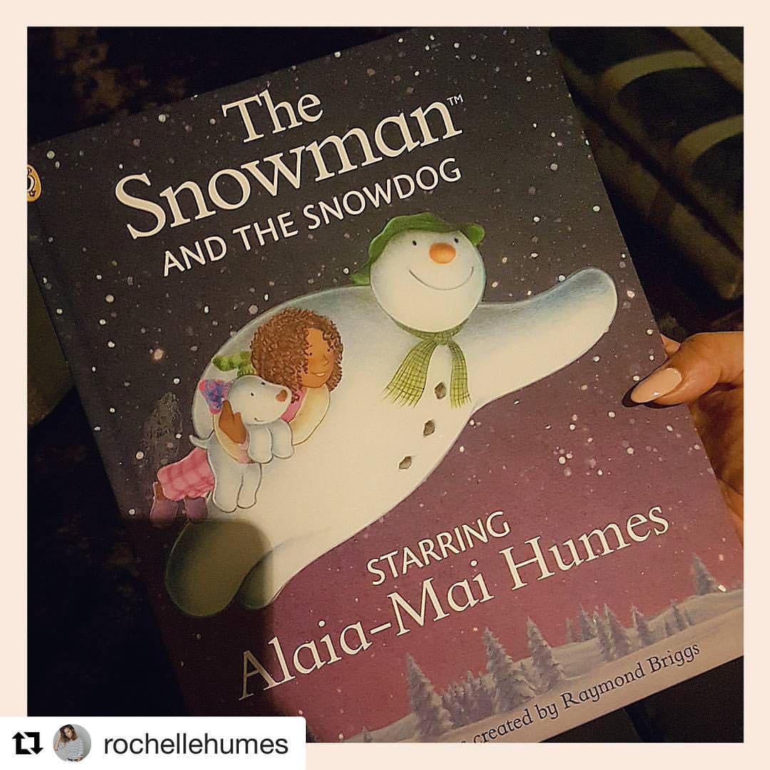 We really hope Alaia-Mai loved her adventure with the snowman and the snowdog @rochellehumes 💕 Merry Christmas to you all! 🎄