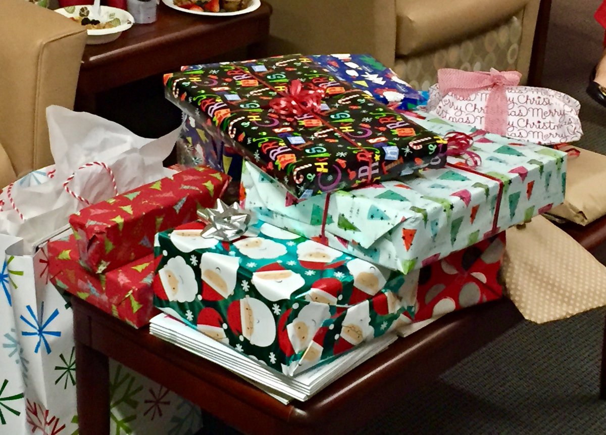 The <a href="/BabsonGraduate/">Babson Grad School</a> Admissions team celebrating the season with our annual <a href="/ToysForTots_USA/">Toys for Tots</a> gift swap. Happy holidays to all! #ToysforTots