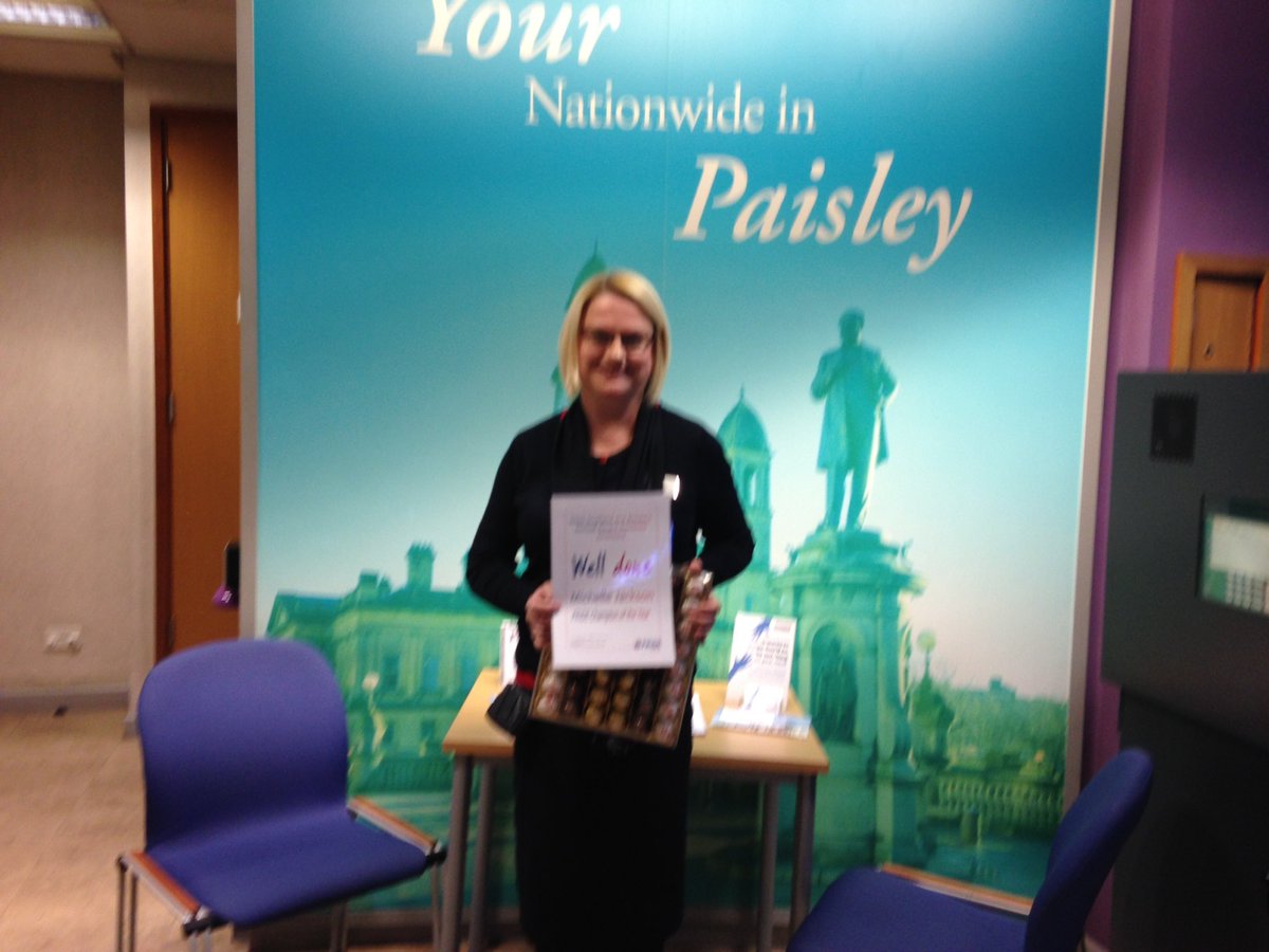 Billy_B_Smith's tweet photo. Congratulations to Paisley -Branch of the Year #WSBAwards Well Done also to Ronnie, Fiona and Michelle 🏆👍🏻🌟@wsbarea https://t.co/y4huhzuu0X