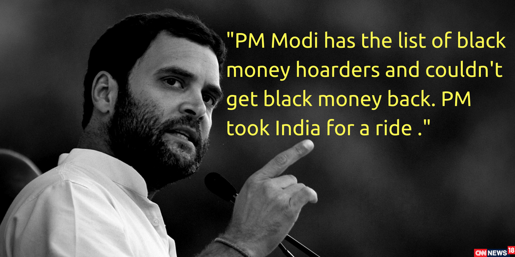 CNNnews18's tweet photo. #LIVE -- Rahul Gandhi's anti-DeMo rally #NoteBanPolitics https://t.co/n0xLbnb7Qc