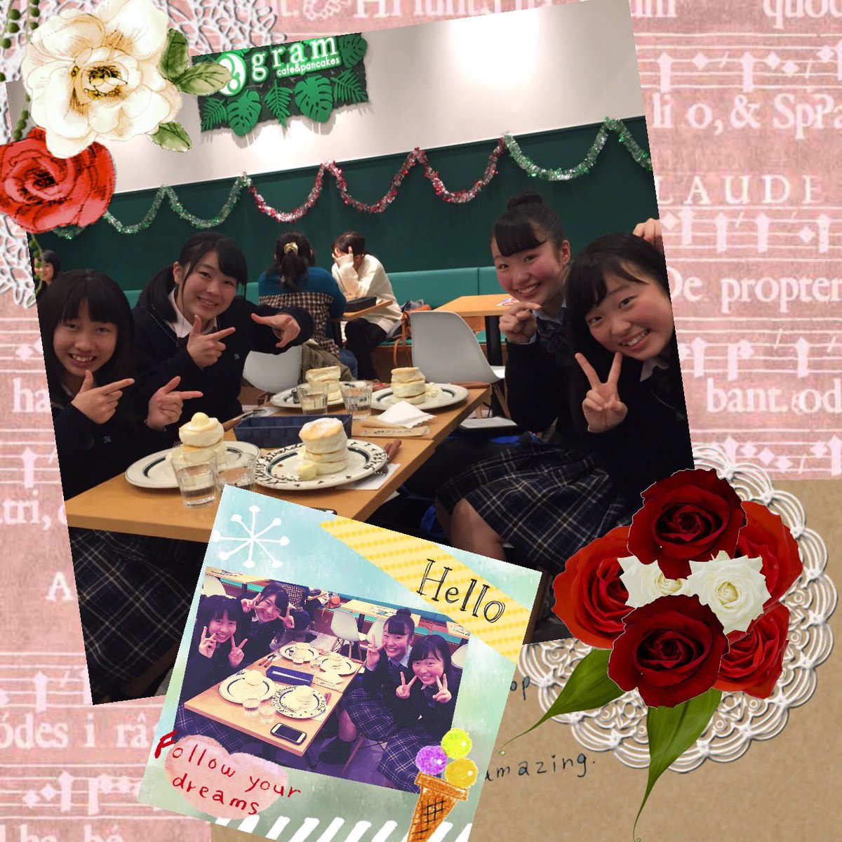 Gramイオンレイクタウンmori店 本日 バースデープレートのご予約をいただきました メイさん お誕生日おめでとうございます 仲良し四人組の皆さん ご来店ありがとうございました Gram レイクタウン バースデーサプライズ プレミアムパンケーキ Gramイオンレイクタウンmori店 本日 バースデープレートのご予約をいただきました メイさん お誕生日おめでとうございます 仲良し四人組の皆さん ご来店ありがとうございました Gram レイクタウン バースデーサプライズ プレミアムパンケーキ