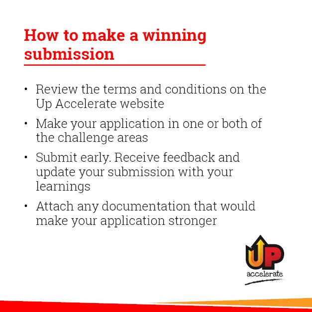 How to make a winning submission at #UpAccelerate. Deadline is here 22.12.2016