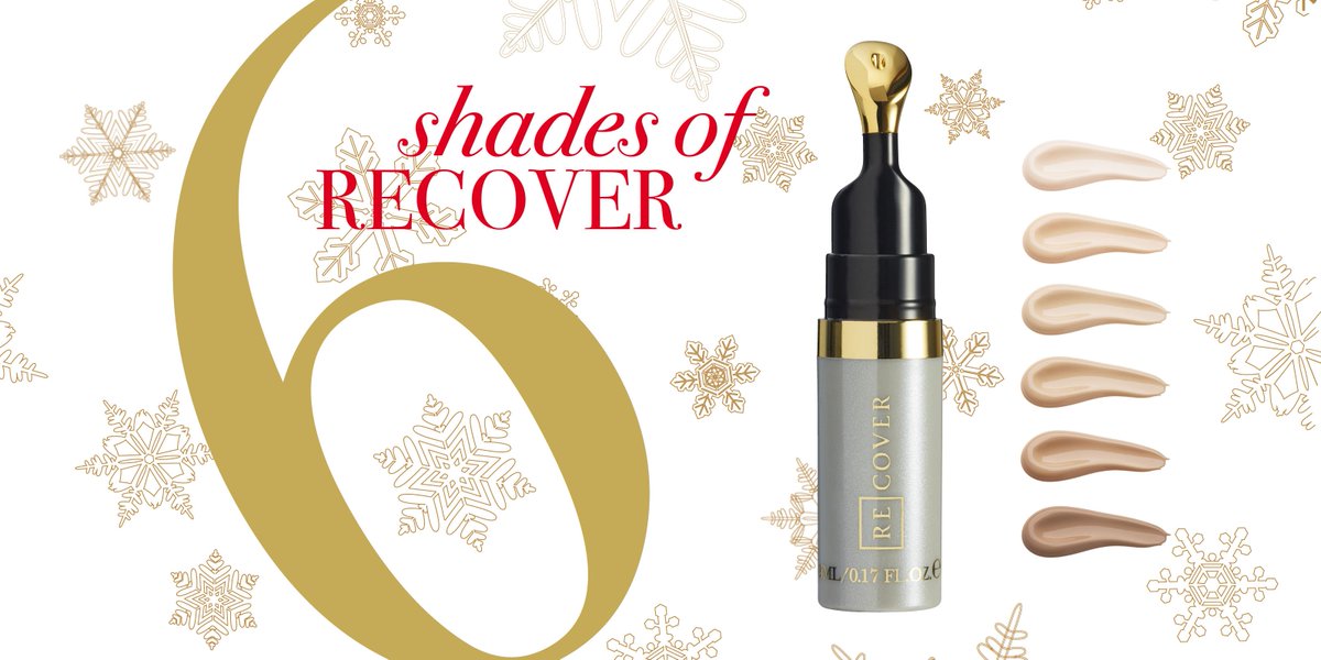 On the 6th day of Christmas……6 shades of ReCover! A shade for everyone. Visit ow.ly/2xbp307fFLh to fine the perfect shade for you