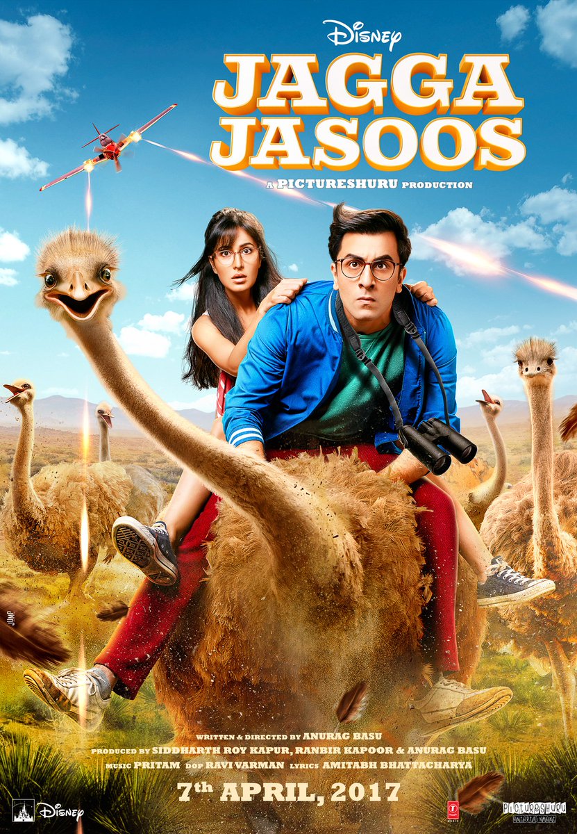 Jagga Jaoos First Official Poster starring Ranbir Kapoor, Katrina Kaif