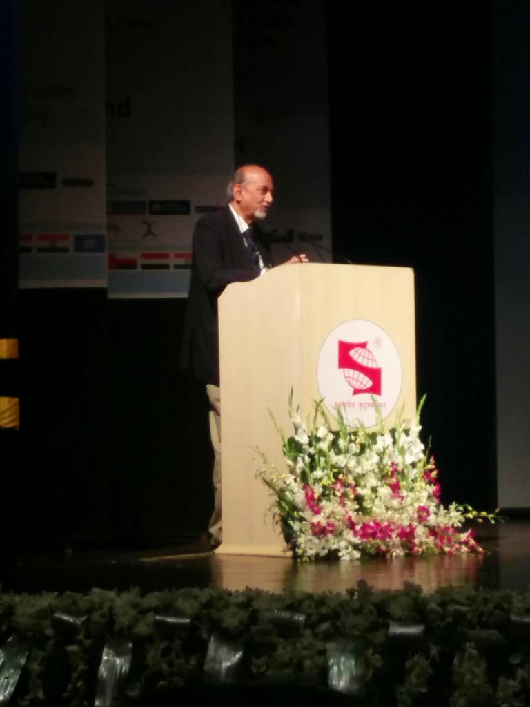 ssis_tweets's tweet photo. Amb.(Retd.)#DinkarSrivastava addressing the audience in context to #ports and #shipping in the #IOR
#IRC2016
@symbiosistweets https://t.co/htfslHWeZ6
