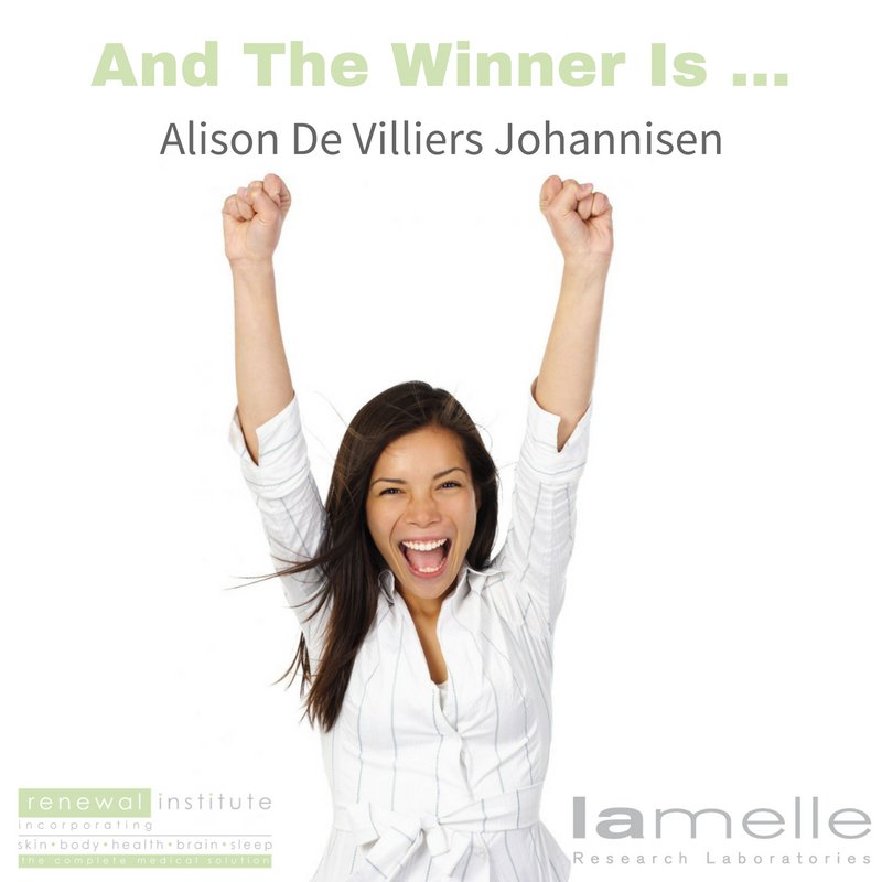 SkinBodyRenewal's tweet photo. This week's winner is ... Alison De Villiers Johannisen
#SkinRenewalSA #ClickedOnSkin #winner #CreatingConfidence #KnowYourIsh @lamelleSA https://t.co/F5ZIFhtgFl