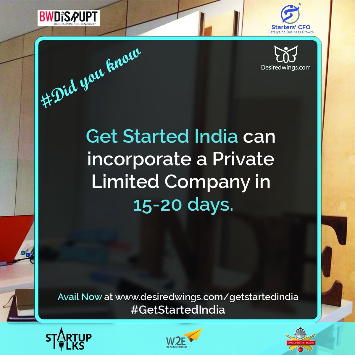 Desiredwings's tweet image. #Didyouknow there is a special offer just 4 our backers? Avail an early bird offer of Rs. 9,999 on goo.gl/vtVxs6.#Regist…