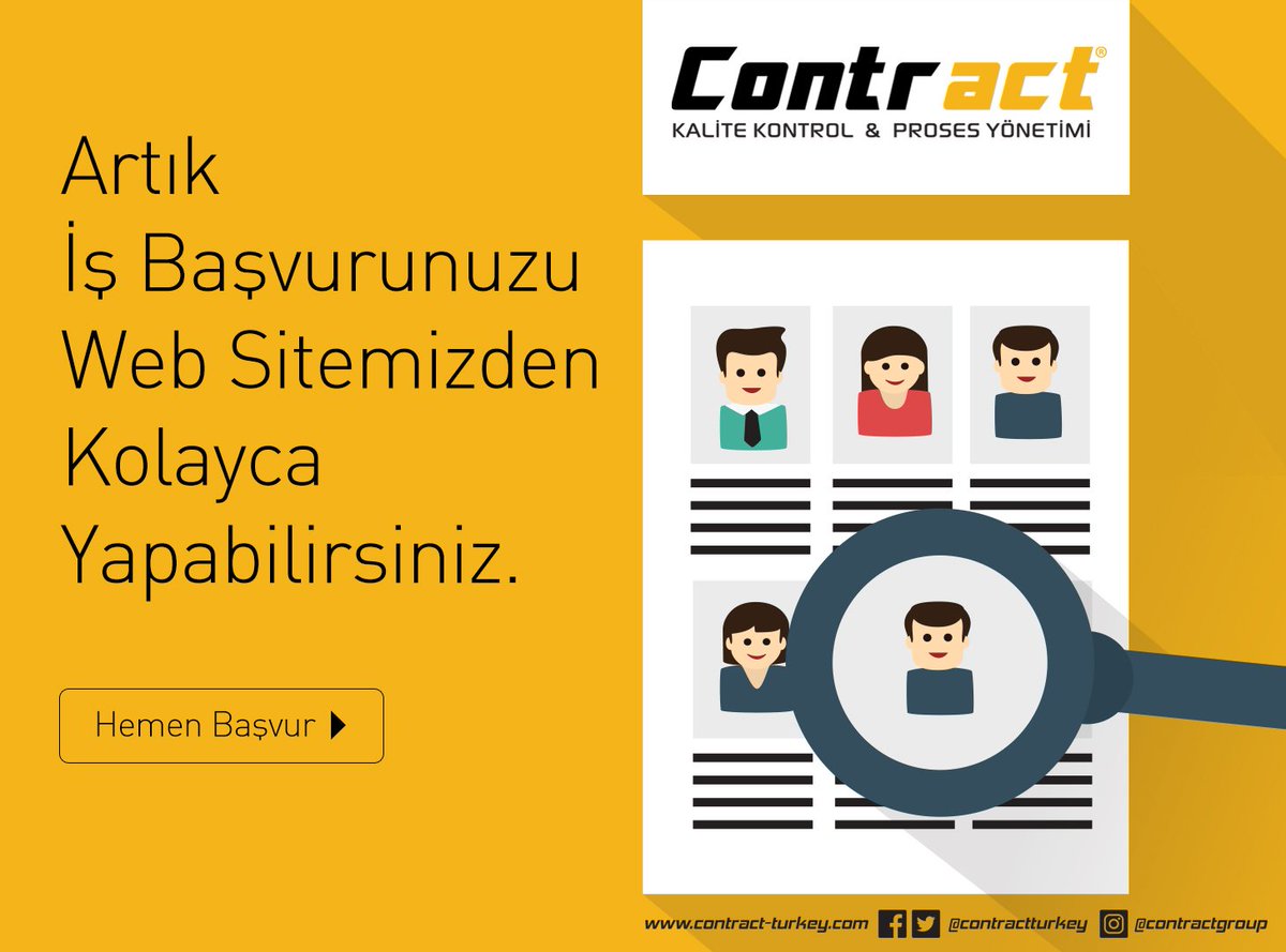 ContractTurkey's tweet photo. Artık iş başvurunuzu web sitemizden kolayca yapabilirsiniz. Hemen başvurmak için https://t.co/KW3y3Ko1Wb #Contract #İnsanKaynakları https://t.co/elfsbUusDO