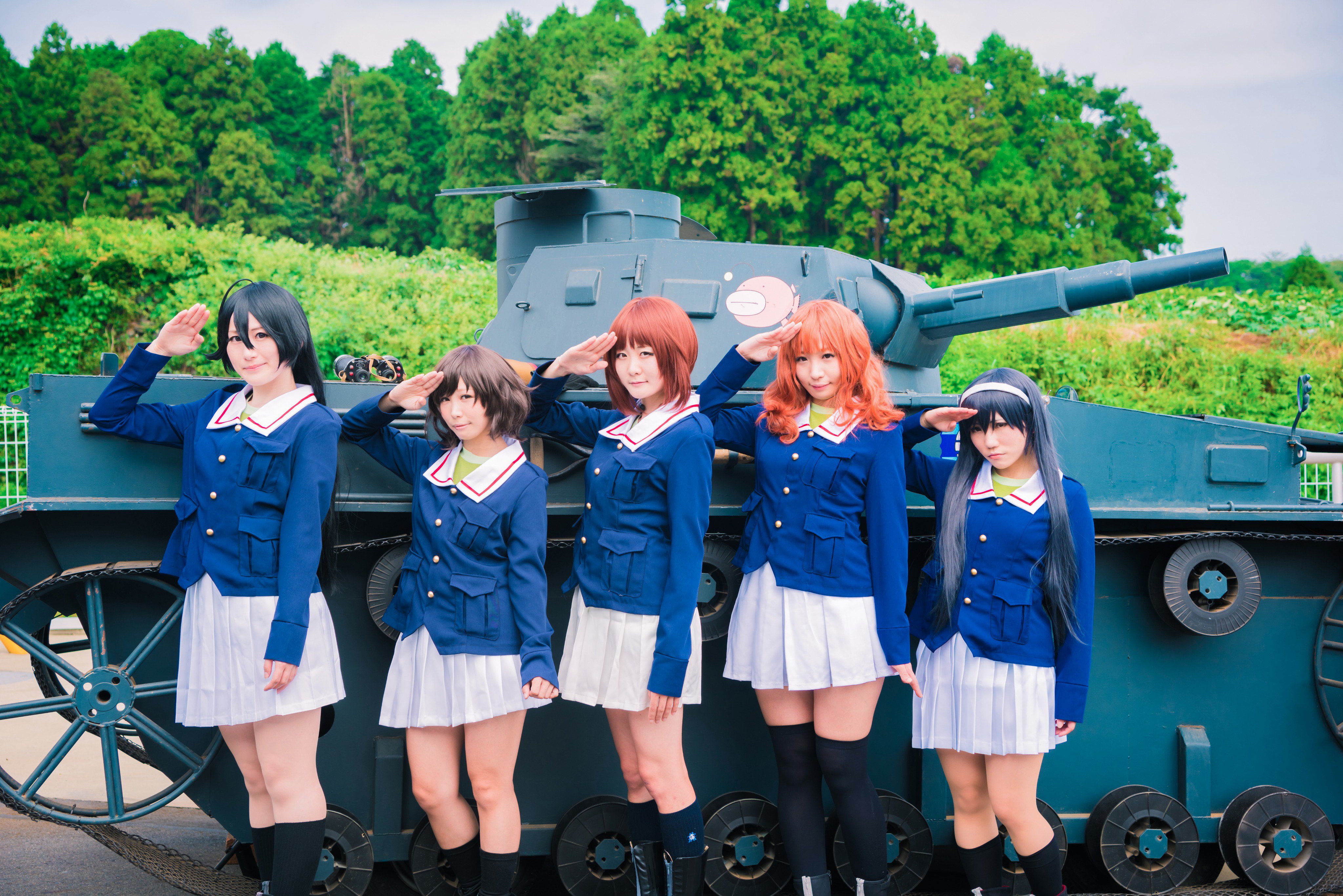 Amazon.co.jp: コスプレ 衣装 ガールズ & パンツァー 西住 みほ