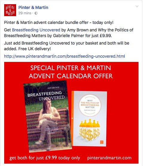 Prof_AmyBrown's tweet photo. Great deal but today only! @pinterandmartin @AssocBfMothers @wbtiuk @babyfriendly @heartsmilkbank @GrowFamiliesUK https://t.co/t2jvk6XWci https://t.co/DnGylgBZrY