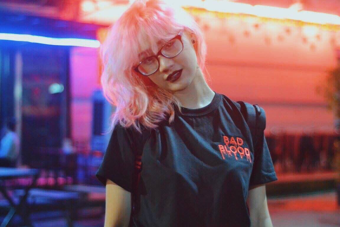 BrokenPocketsPH's tweet photo. Here's our Bad Blood embroidered shirt worn by one of our co owners!!! Get yours for P390 💖 Message us for inquiries. https://t.co/Qk7JbSq6xM