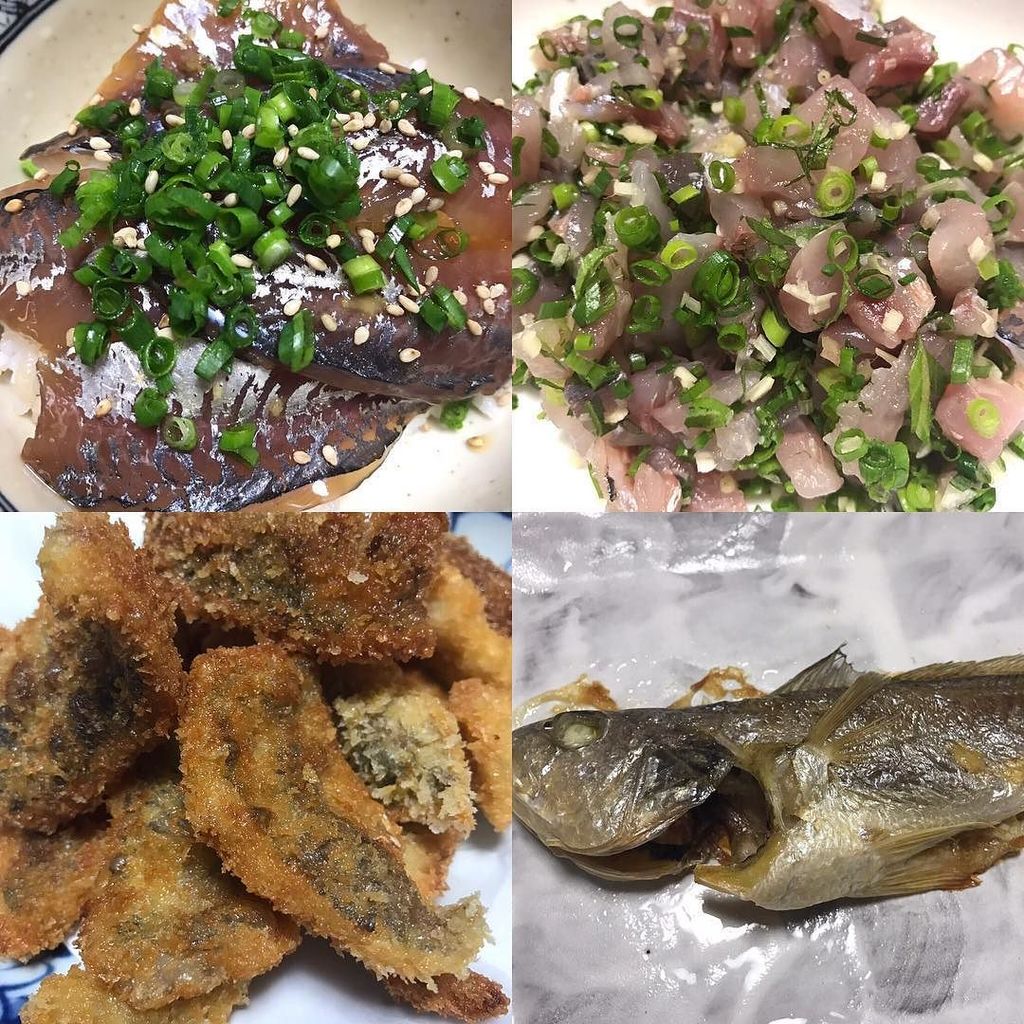 イシモチの塩焼き