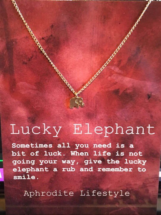 ShopatAphrodite's tweet photo. Use discount code: HOLIDAY10 for a 10% discount and get this cute 🐘 necklace! https://t.co/Pp7KpfeLvS https://t.co/nqGl10FqTV