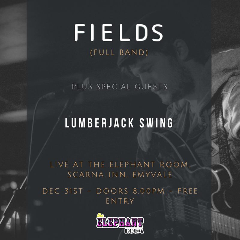 fieldstheboys's tweet photo. NYE full band carryin' on in Emyvale's Elephant Room. Looking forward to signing off a year full of milestones in familiar surrounds. https://t.co/V4HRmLwpMk