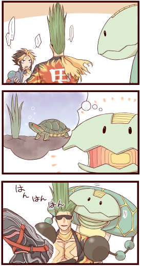 @lal_fwa #2016年自分が選ぶ今年の4枚 今年はLALに感謝という事でLALから4枚 久々に「段階を追って描く」事ができた絵から～と思ったんですが振り返ってみると「一枚絵」が存外少なく小ネタ漫画の方が数が多かったので来年は一枚絵ももっと描けたらいいなあと思いました 