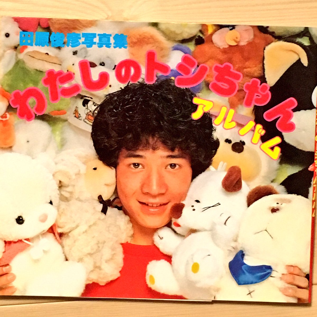 showateki_girly's tweet image. 「ファンシー教室」のお宝拝見コーナーで参加者の方が持ってきていたトシちゃんの写真集が秀逸すぎて、自分も入手w 素晴らしい本を教えてくだすってありがとう〜〜ww 昭和アイドルのなかで、最も昭和ガーリーを極めとったのはほかでもないトシちゃんだったと確信w