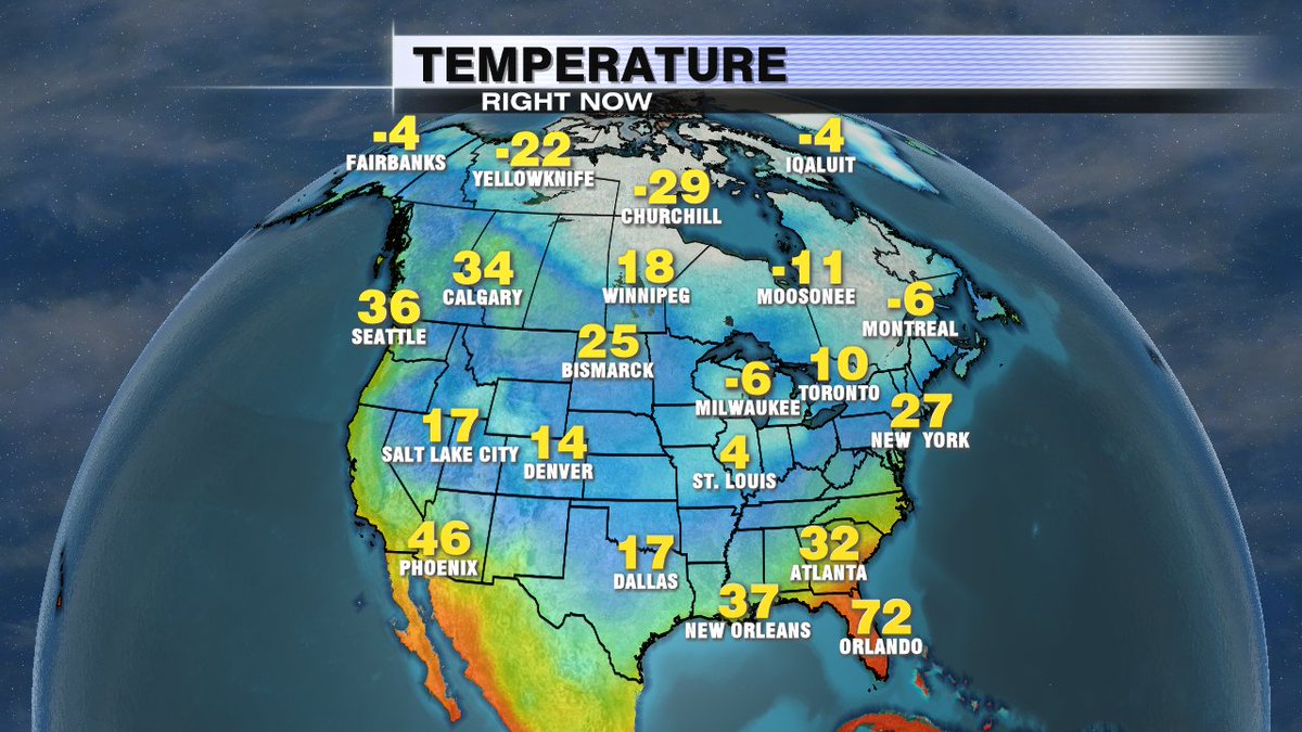 Rob_Haswell's tweet photo. We are now colder than Fairbanks, Alaska and Iqaluit, Canada.  Things get better later this week. https://t.co/zNXeQ7Uqo1