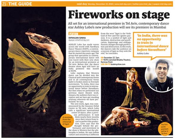 TDX_Official's tweet photo. Our Artistic Director @_AshleyLobo getting candid with @mid_day about his latest masterpiece #Agni 
For tickets: https://t.co/JhDqSwDsrz https://t.co/MF5ILaoVoe