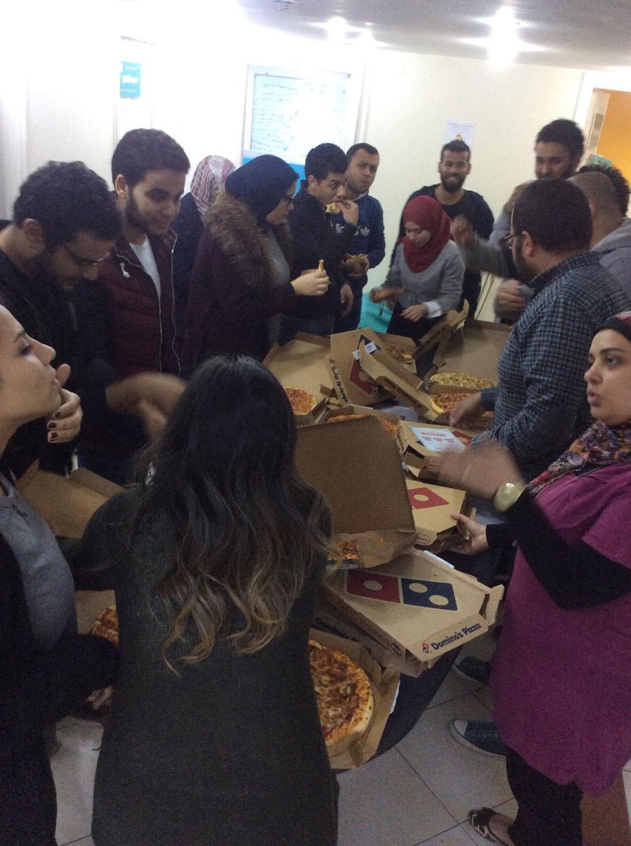 BCEgypt's tweet photo. Happening Now! 
BC Pizza Party :')
#FunTime https://t.co/iYV81q4SdA