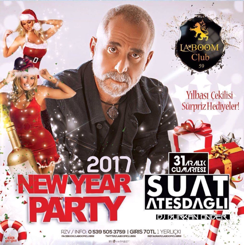 DJSUATATESDAGLI's tweet photo. 31 Aralık 2016 Tekirdağ La Boom✔️
#Tekirdağ #YeniYıl #Dj #SuatAteşdağlı 💥 https://t.co/vKUcvU1rOn