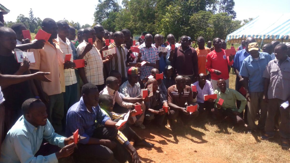 HonWashiali's tweet photo. Today the beneficiaries of Ksh.590,000 were given their driving licenses at Mumias East CDF Office Grounds. https://t.co/AqVJeqq0tl