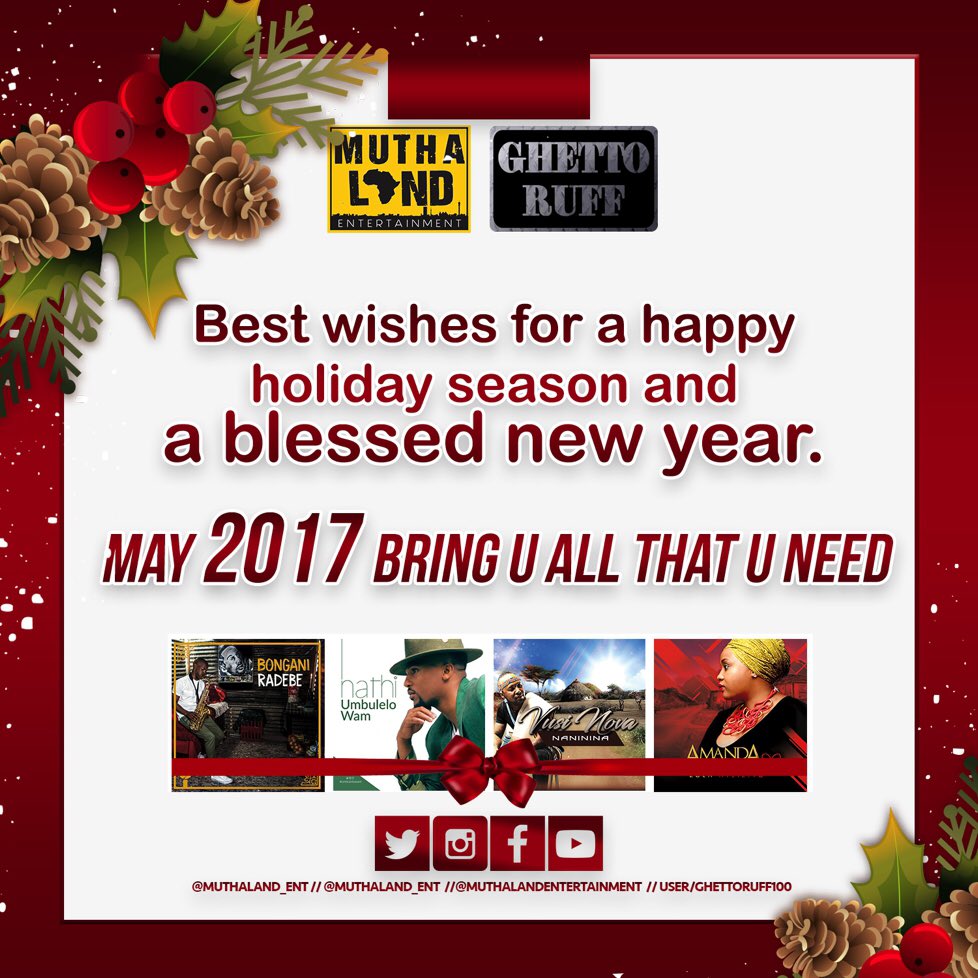 VusiNova's tweet photo. @nathi_mankayi @Amanda_Mankayi @ bongani_radebe Have a Blessed Xmas and a Great 2017 @Muthaland_Ent @lancestehr @liphumile #naninina 🙏🏽🙏🏽🙏🏽 https://t.co/iI3wn8YDFY