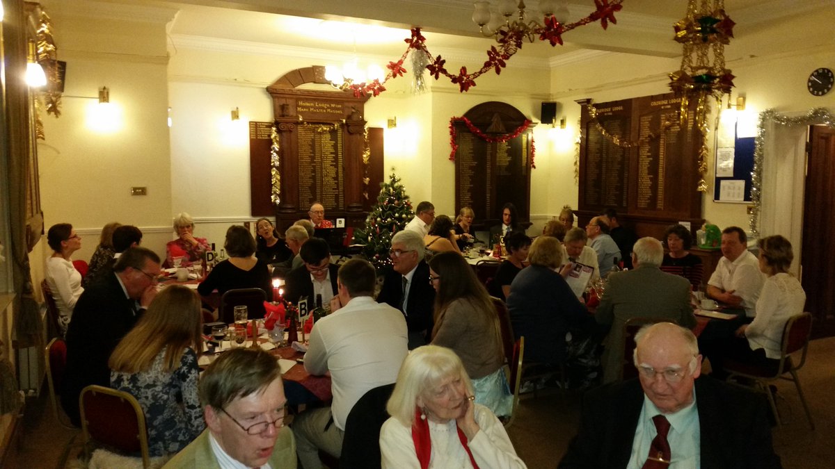 Tennyson4947's tweet photo. We had what could be the best ever carol service last Friday. An excellent reflection from W Bro Ian, a wonderful meal, and excellent fun. https://t.co/HW5ntzMlL8