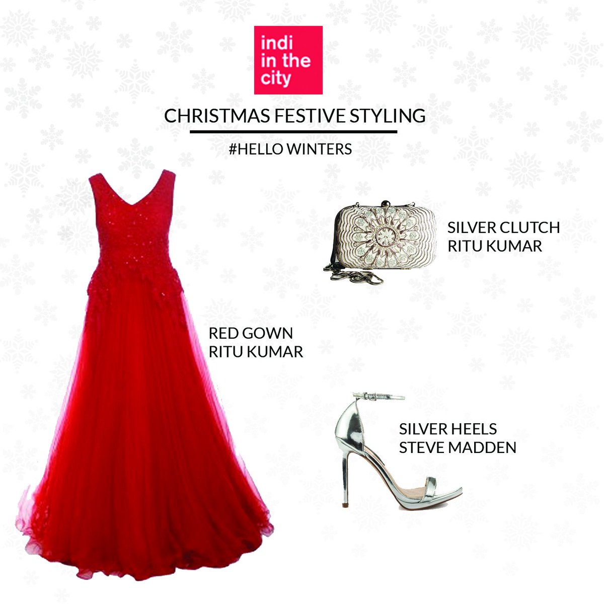 IndiInTheCity's tweet photo. Red is always on par for the christmas party scene. #hellowinters #christmas #style https://t.co/yH99xG6ID5