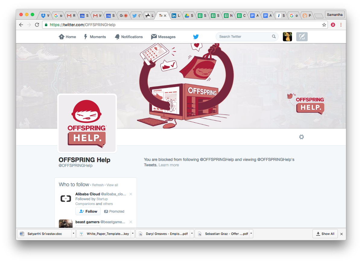 UKTechnologist's tweet photo. WOW! Make a little complaint and @OFFSPRINGHelp have now blocked me @OfficeShoesHelp @OffspringShoes #CustomerService #XmasOrder https://t.co/jm2P3XBkFn