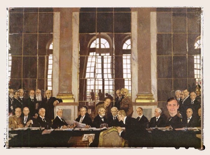 degeketendeeend's tweet photo. Wat deed @Bart_DeWever bij ...
de ondertekening van het verdrag van versailles (1919)?
#watdeedbartbij https://t.co/VQ7zySyqgc