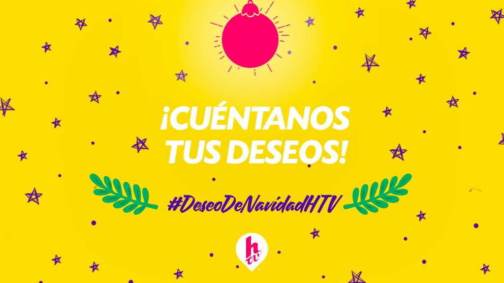 HTVMusica's tweet photo. ✔Paz ✔Amor ✔¡Y mucha música! ➡ Cuéntanos tu #DeseoDeNavidadHTV y haz que se ponga bueno 🎉 https://t.co/EOaplC76w7