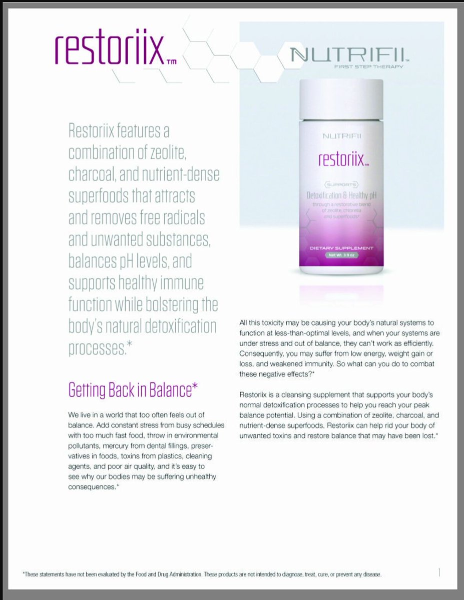 ByAmandaHW's tweet photo. So many #healthbenefits to this amazing product, just 1 scoop a day to help #diabetes #blooddisorders #detox #immunity #hormones #restoriix https://t.co/YcYMiwKImg