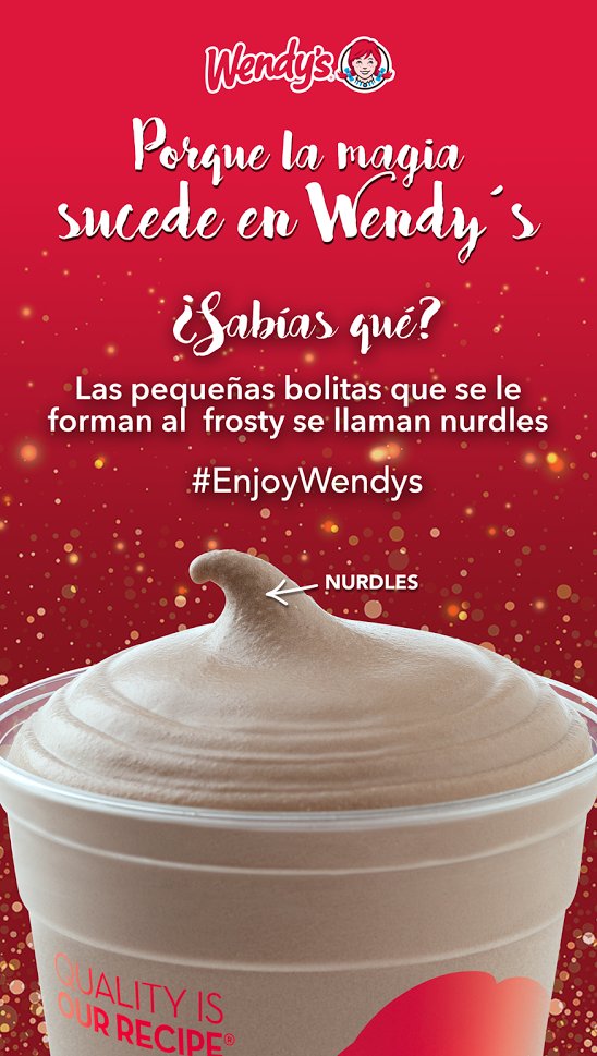 La magia sucede en WENDY'S MÉXICO