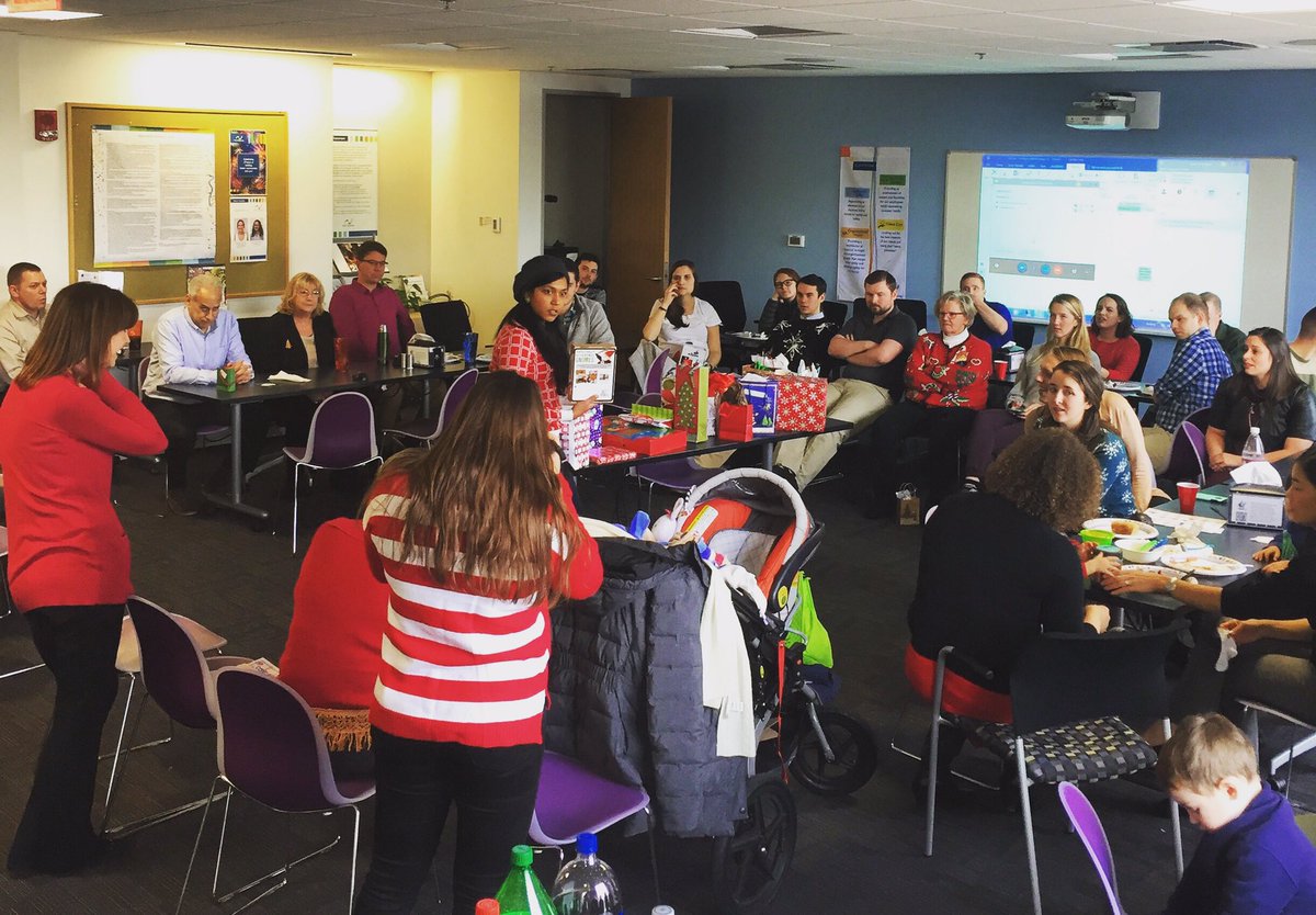 nitscheng's tweet photo. Annual Yankee Swap in full swing! 🎁 #funatnitsch https://t.co/z126I4hFlT
