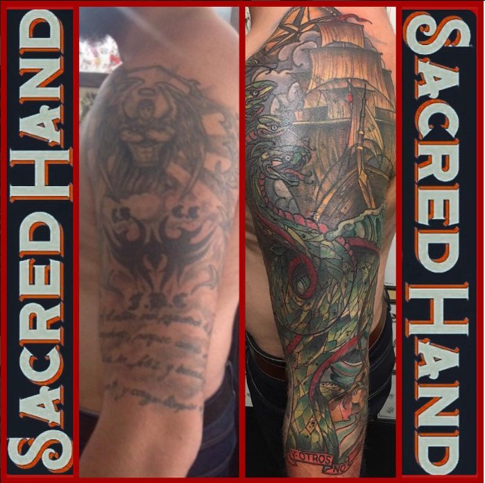 knucklestattoo's tweet photo. 7 cover ups in 1 solid tattoo #knucklesknowshow #columbustattooers #ohiotattooers #cbus #onlyincbus #cbusunderground #614cbus #614ohio https://t.co/119Ln8mDgM