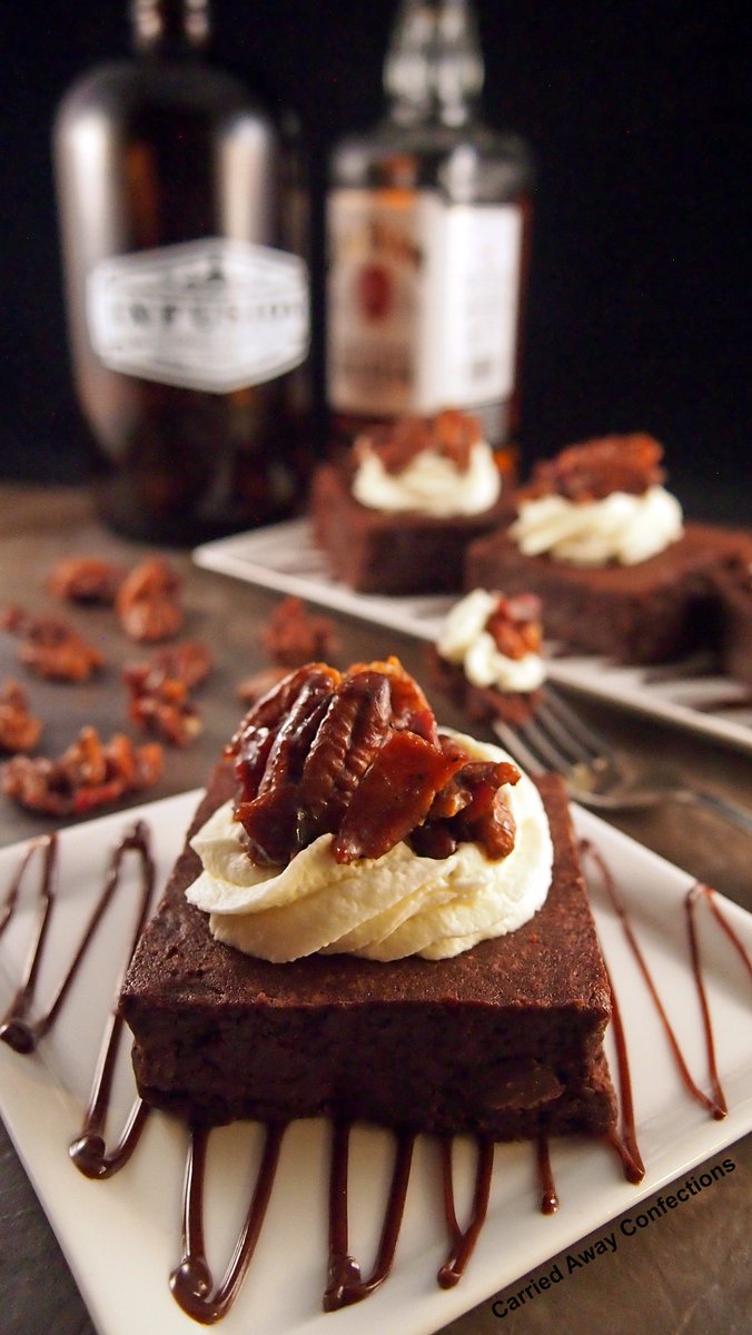 The beer and bourbon brownie recipe we just received from @CarriedAwayEats looks AMAZING.  Can you say #HolidayTreat?!