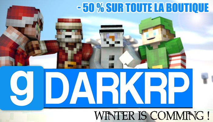 StarmineUnivers's tweet photo. - 50° sur toute la boutique ! Attention à ne pas attraper froid! #MultiServeNoel #MinecraftWinter https://t.co/upMMylSI78