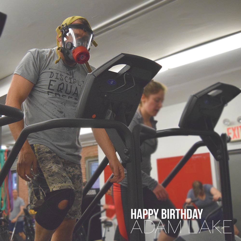 AsOneFitness's tweet photo. HAPPY BIRTHDAY @adam76672003! You make 50 look good! Thanks for all you do, inside and outside the cage! Now lets see those burpees! https://t.co/IcK2bypnDT
