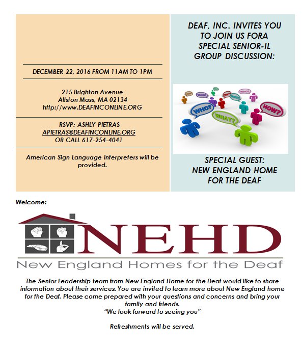 DEAF, Inc. tweet media