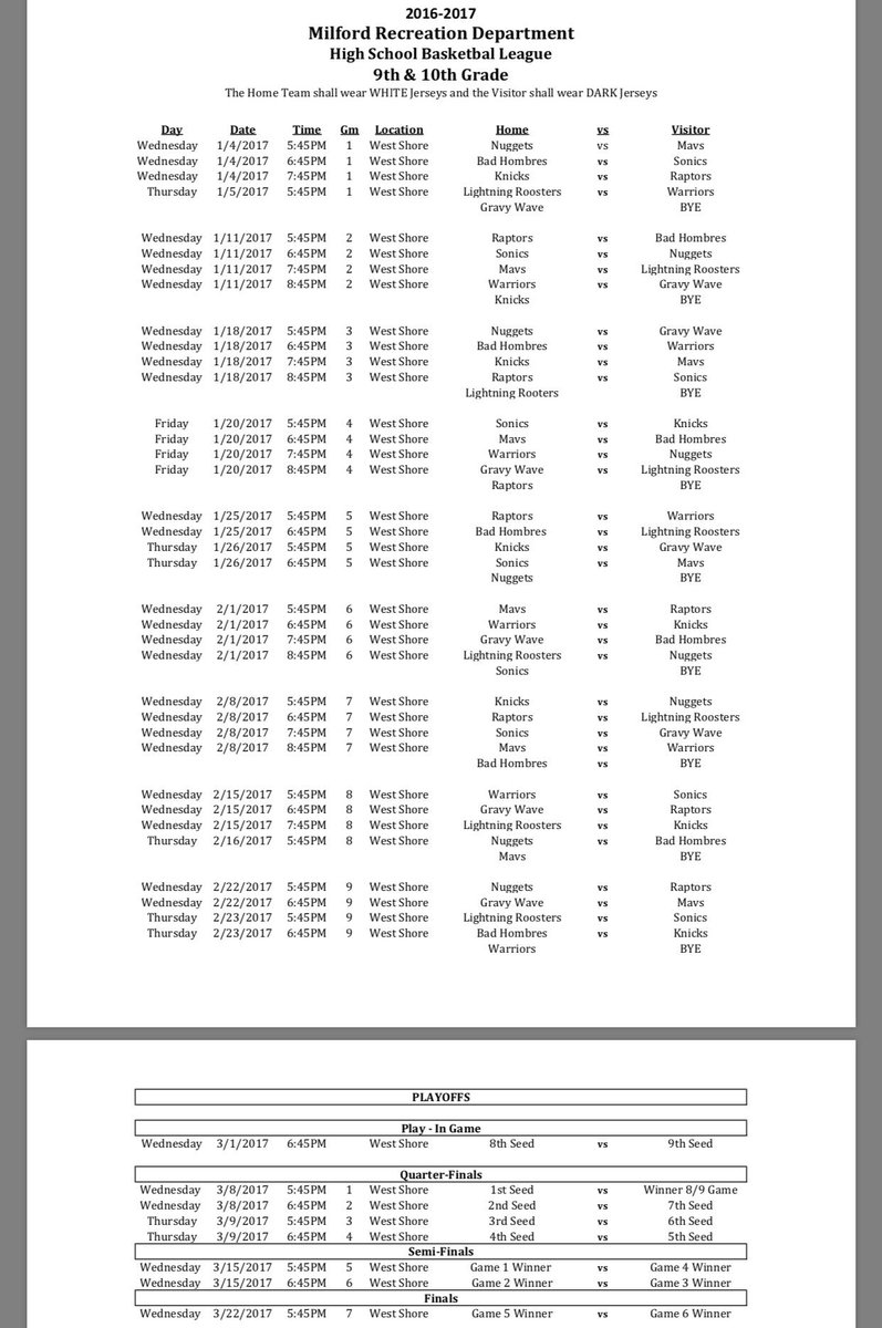 DaRealSonics's tweet photo. The 2017 rec ball schedule is here! Come down to west shore rec wednesday nights to see some serious shit https://t.co/GeBxjYrgrX