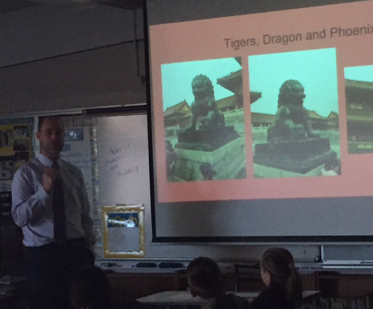 Today, Dr. Winslow spoke to the students about his experience in China.  <a href="/TMSCrusaders/">TMSCrusaders</a> #triadproud