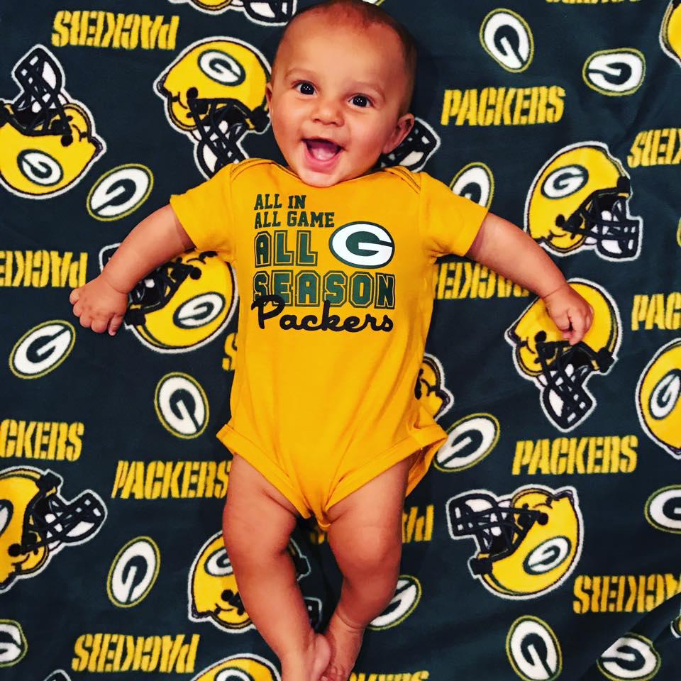 packers baby onesie
