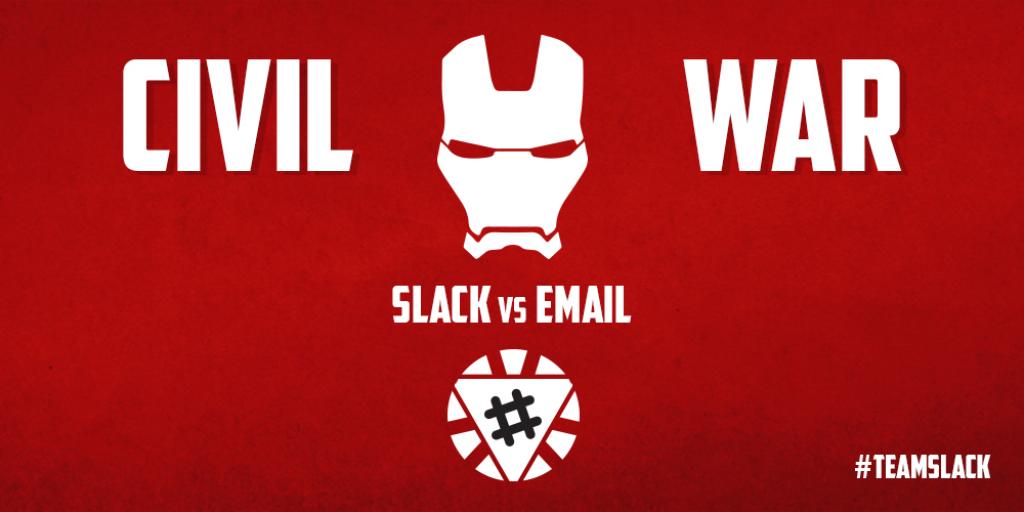 InviteToPray's tweet image. Civil War: #Slack vs Email « @zoho buff.ly/2hzDIpf @neohulk #productivity