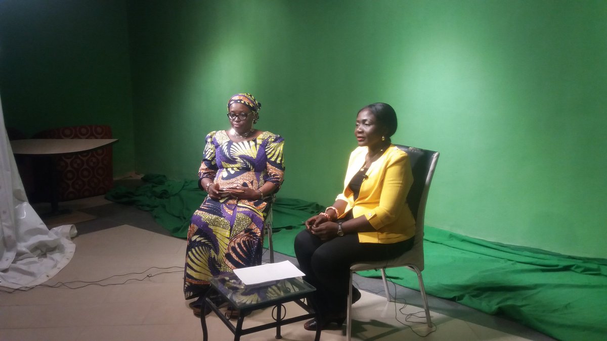OFABnigeria's tweet photo. OFAB Coordinator @roxydado speaks on the @ITVRADIONG, environment and You show on #GMOsinNigeria. https://t.co/fKb4X2Qbl5