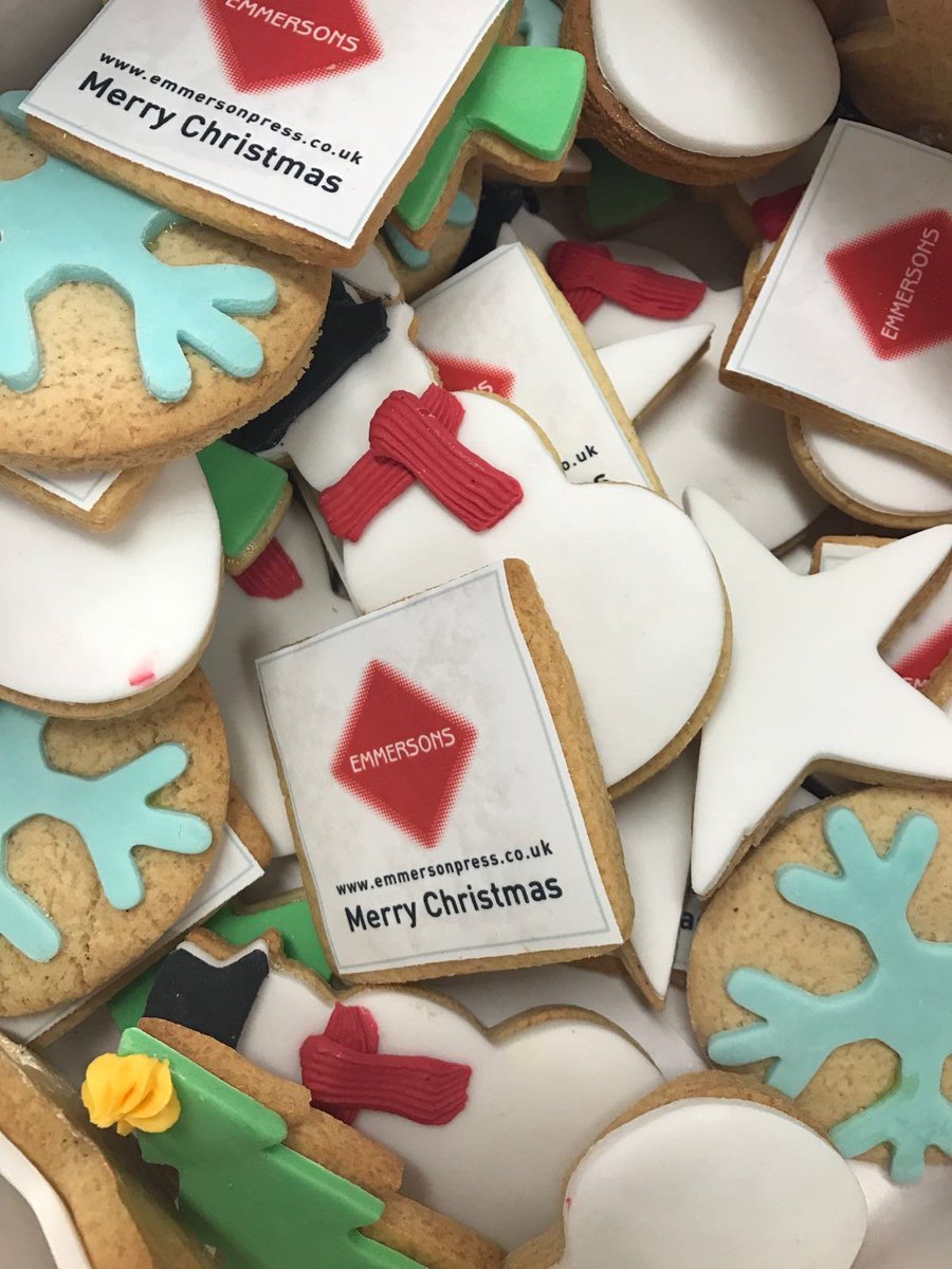 #Festive treats from #EmmersonPress - thank you, they taste amazing! #Christmas #AgencyLife